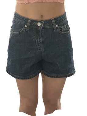 wild fable Dark Blue High-Rise Denim Shorts